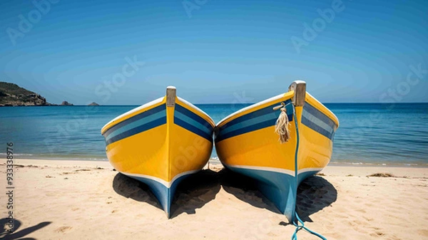 Obraz beach umbrella on the beach