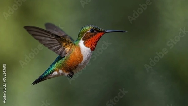 Obraz hummingbird in flight