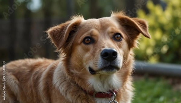 Obraz golden retriever portrait
