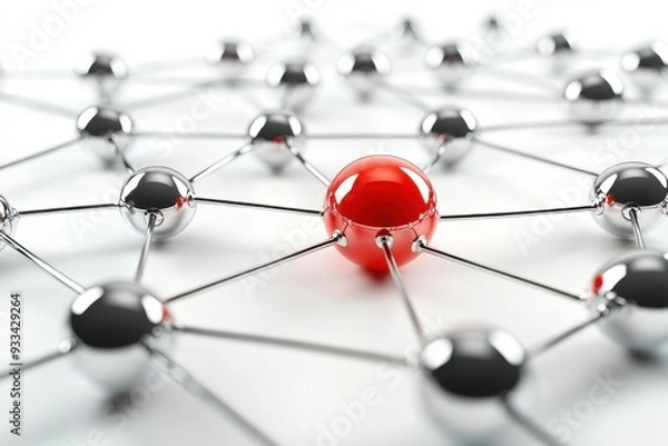 Fototapeta Network Connectivity Concept