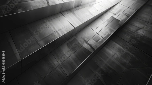 Fototapeta an abstract black / grey background that looks technical and would work for a innovative gym brand .generative ai