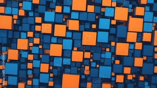 Obraz abstract background with squares