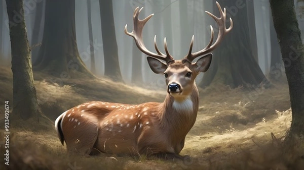 Obraz deer in the forest
