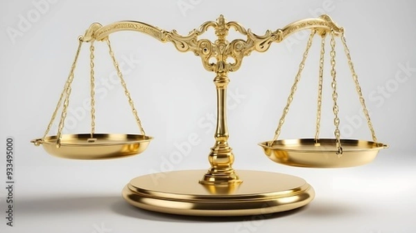 Obraz Scale isolated on white background