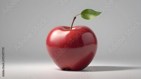 Obraz red apple isolated on white