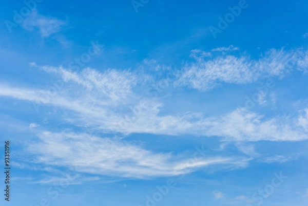 Fototapeta blue sky with cloud