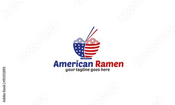 Obraz American Ramen Logo