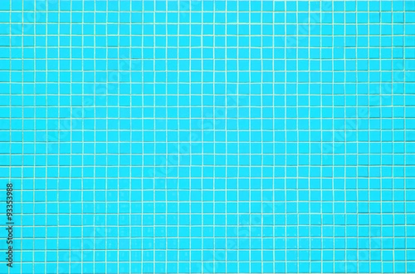 Obraz blue mosaic tiles