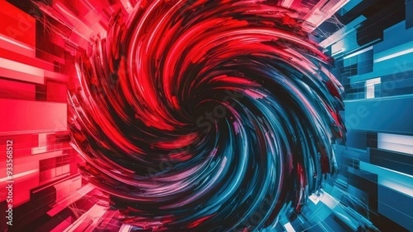 Fototapeta  a mesmerizing abstract artwork featuring a whirlwind