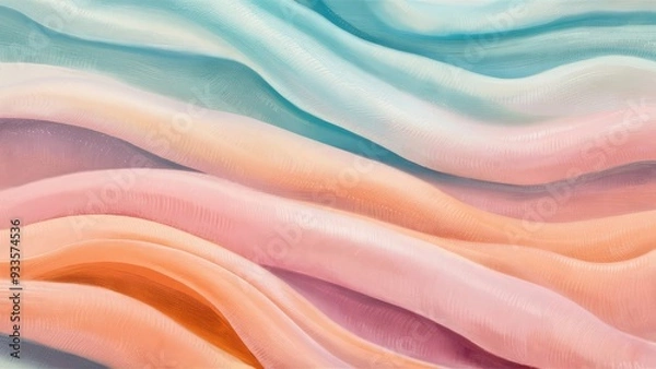 Fototapeta  a mesmerizing abstract painting with a vibrant
