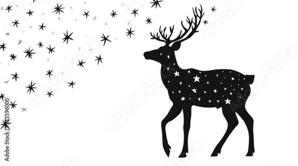 Obraz deer vector