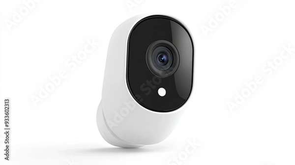 Fototapeta Security equipment isolated on blank setting