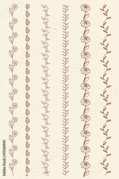 Obraz decoration elements patterns