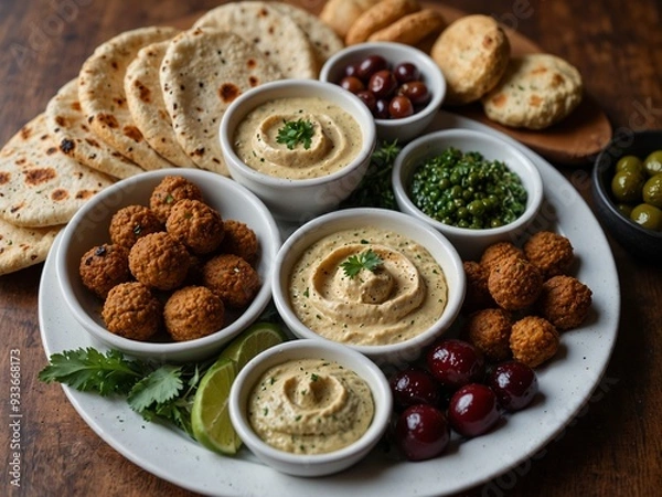 Obraz Mediterranean Mezze Platter