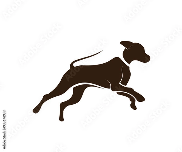 Fototapeta dog logo vector