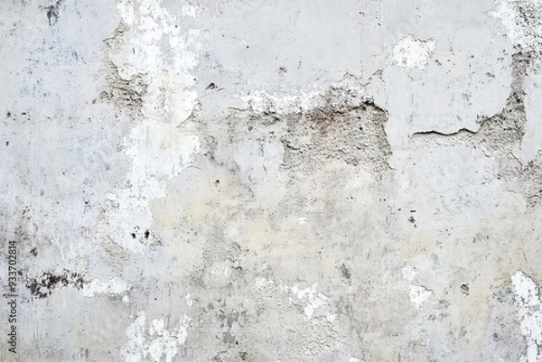 Fototapeta Old grungy wall texture with peeling paint