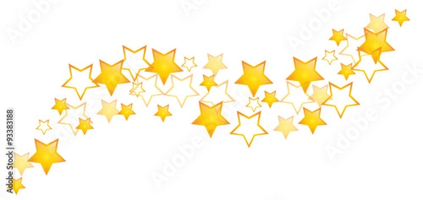 Fototapeta Gelbe Sterne