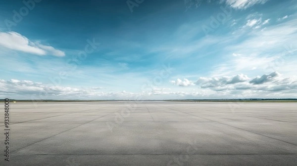 Fototapeta Empty Airfield