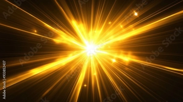 Fototapeta Golden Light Burst