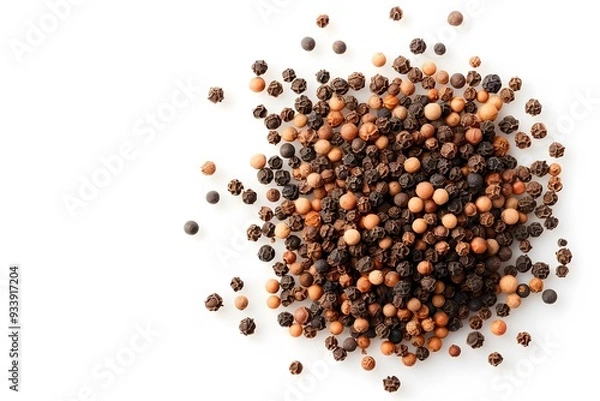 Fototapeta pepper on white background