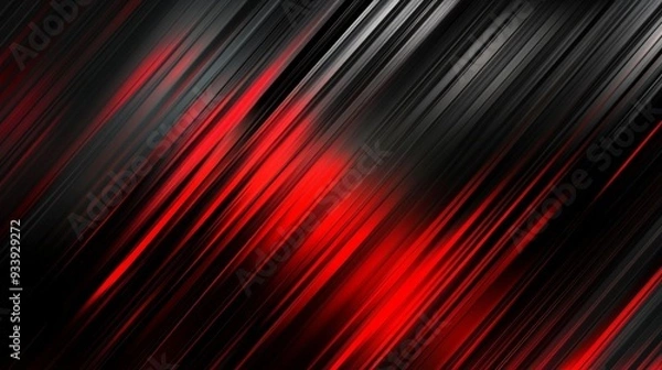 Fototapeta Red and Black Abstract Diagonal Lines, Abstract, Red, Black, Diagonal Lines