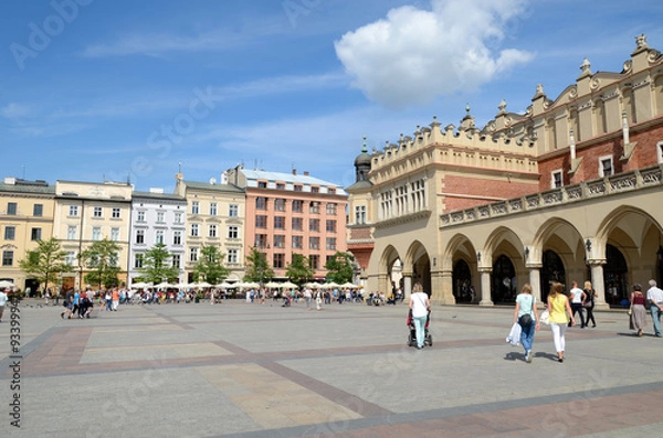 Obraz Cracow in Poland (old city) - Sukiennice