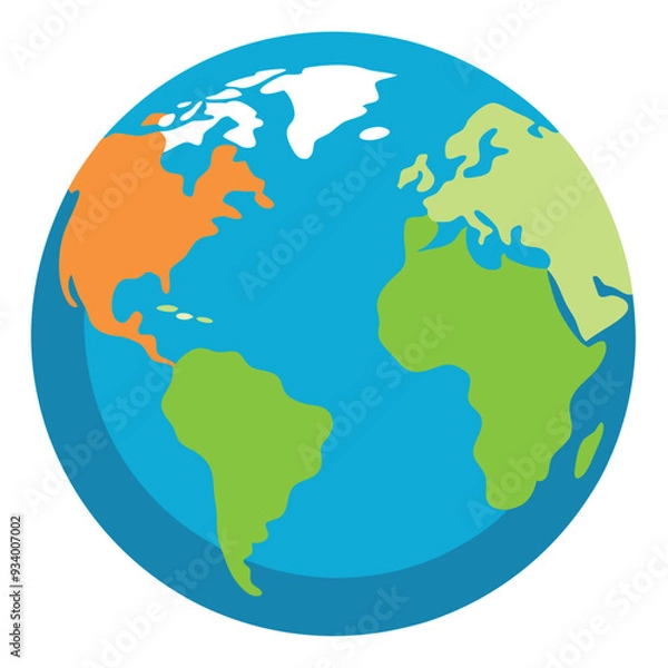 Fototapeta Globe Vector Design Illustration