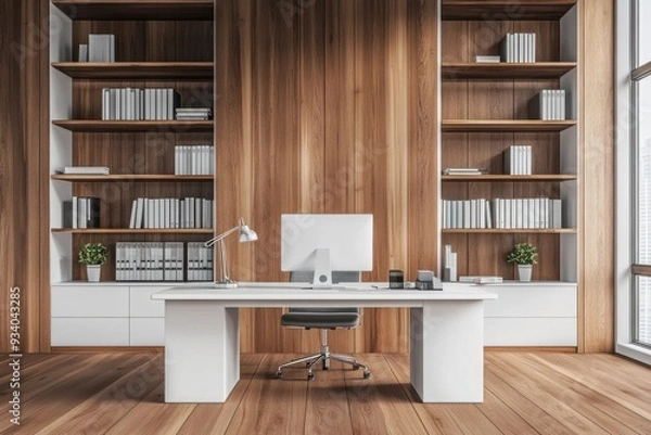Fototapeta Modern Office Workspace