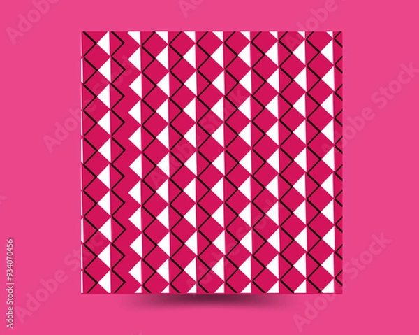 Obraz Interlacement stylish pattern vector illustration