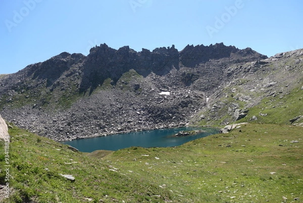 Obraz lake and mountains