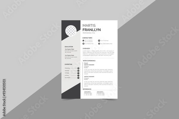 Obraz Resume Template
