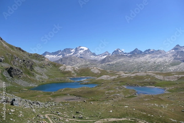 Obraz lake and mountains