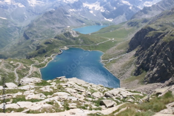 Obraz lake and mountains