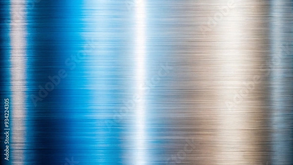 Fototapeta metallic texture background with reflections and glare, AI Generation
