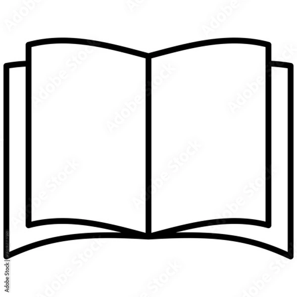 Fototapeta Open Book Icon