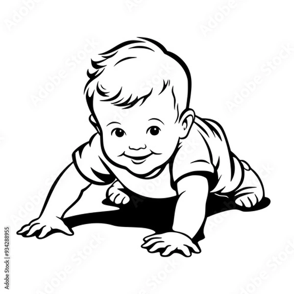 Fototapeta Baby Vector