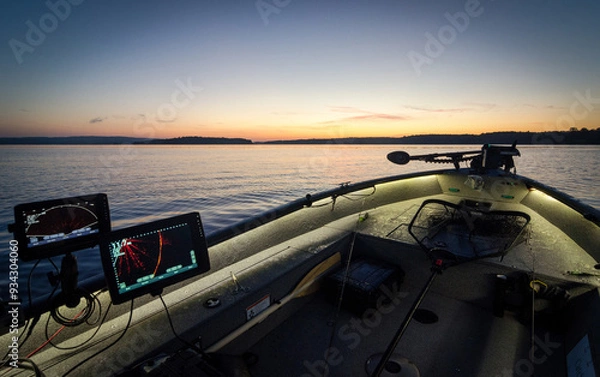 Obraz Fishing boat in the morning light
