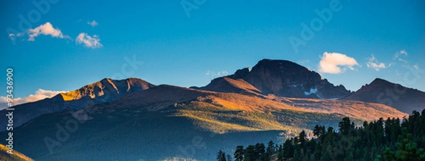 Obraz Longs Peak w Sunset Panorama