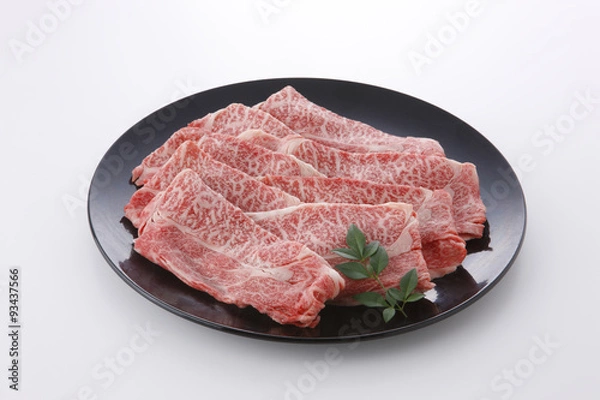 Fototapeta 黒毛和牛すき焼き用