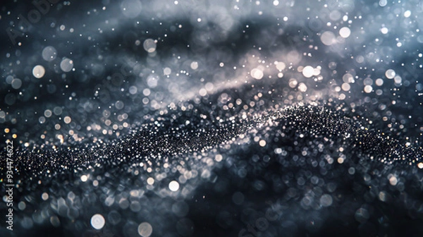 Obraz black Sand background with macro photography