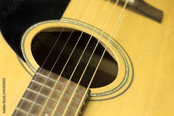 Obraz Rosette acoustic guitar strings