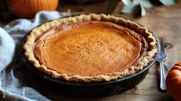 Fototapeta Pumpkin pie