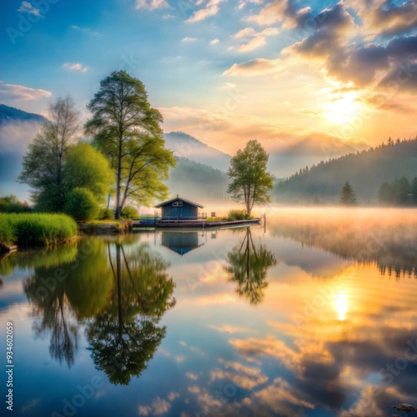 Fototapeta soft morning light