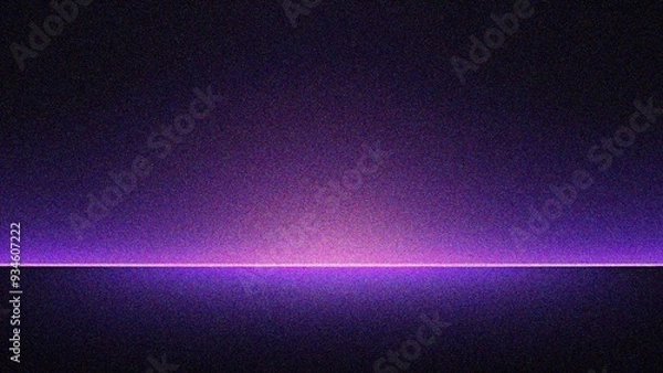 Fototapeta Black purple grainy noisy color gradient background, texture effect, line poster header banner design backdrop 