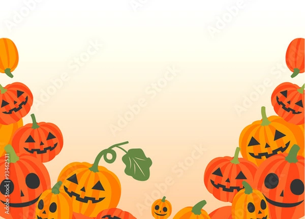 Fototapeta ハロウィン（枠）下積み