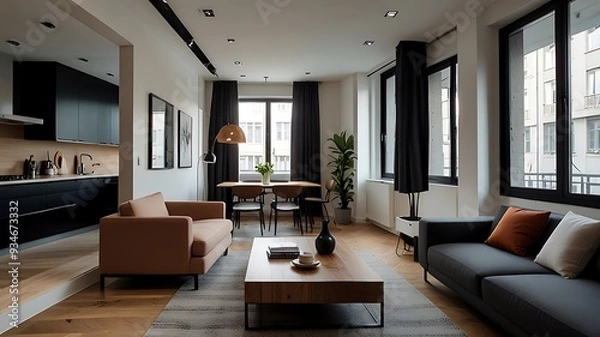 Fototapeta modern living room