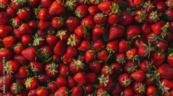 Obraz Fresh Ripe Strawberries