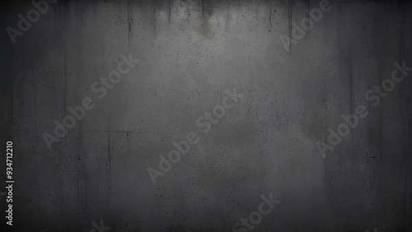 Fototapeta Dark concrete wall texture background. Made with generative AI technology