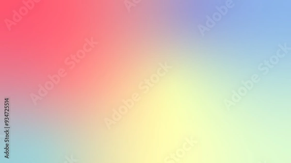 Obraz Pastel color theme with soft gradient background. Abstract gradient background illustration. Collection of gradient covers, banners, posters, page illustration design inspiration
