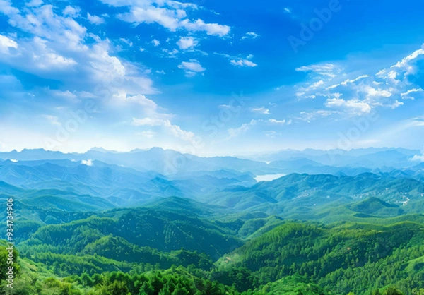 Obraz beautiful mountain background